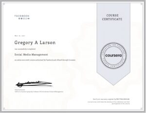 Social Media Management Certificate